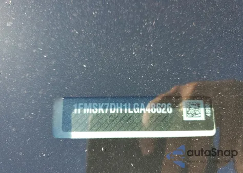 2020 Ford Explorer Xlt из США, поврежденный, VIN 1FMSK7DH1LGA48626